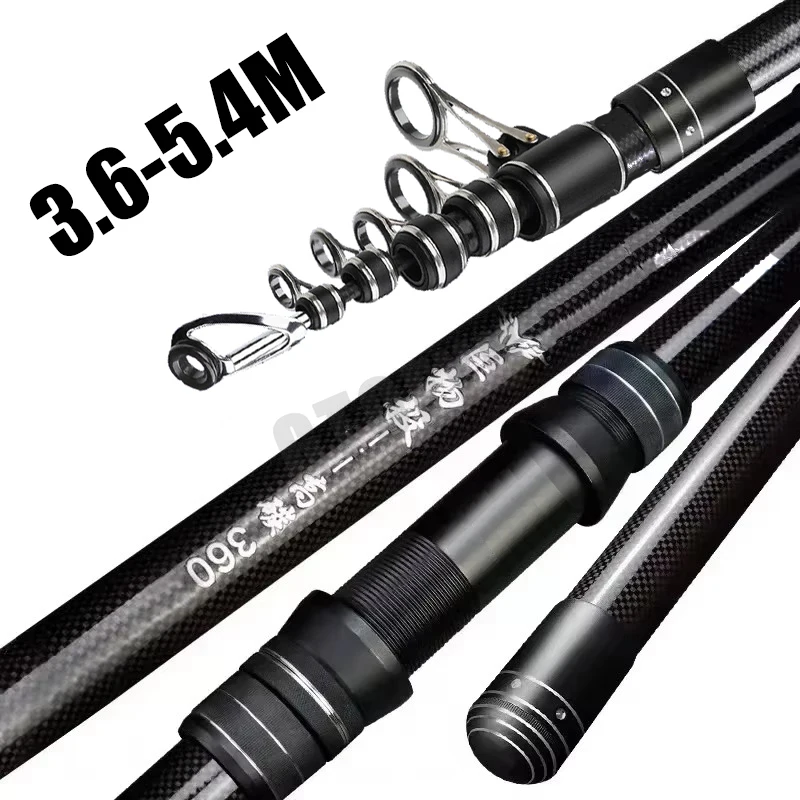 Fishing Rod Surf - 3.6m 4.5m 5.0m 5.4m Teleskopik Olta